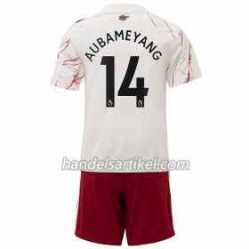 Arsenal Pierre-Emerick Aubameyang 14 Kinder Auswärts Trikotsatz 2020/21 Kurzarm (+ Kurze Hosen)